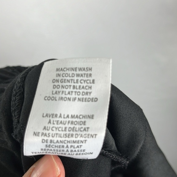 Badgley Mischka Black Rayon Drawstring Lounge Pants - Picture 9 of 9